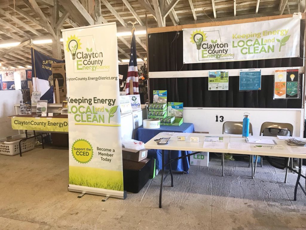 Spreading the Clean & Local Energy Message at the 165th Annual Clayton County Fair